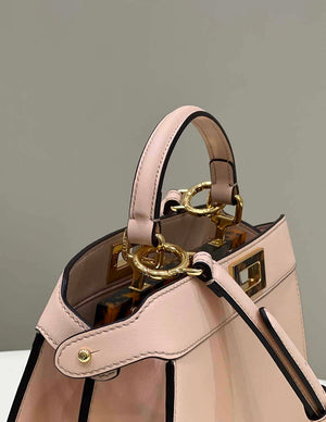 Fendi 8BN327 Peekaboo ISeeU Small Pink leather bag - Default Title - View 2