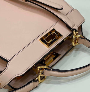 Fendi 8BN327 Peekaboo ISeeU Small Pink leather bag - Default Title - View 5
