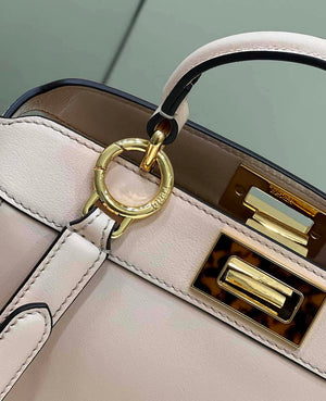 Fendi 8BN327 Peekaboo ISeeU Small Pink leather bag - Default Title - View 6