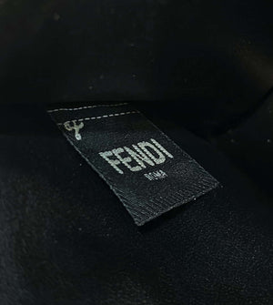 Fendi 8BN335 Peekaboo ISeeU Petite Black Selleria bag with 306 hand-sewn topstitches 80133As - Default Title - View 7