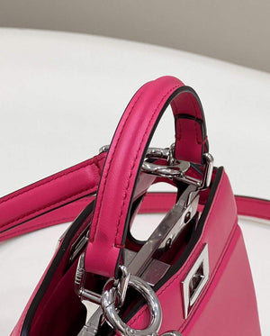 Fendi 8BN335 Peekaboo ISeeU Petite Padded Nappa Leather Bag Red - Default Title - View 6