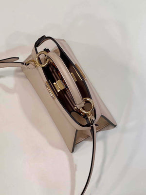 Fendi 8BN335 Peekaboo ISeeU Petite Pink Padded Nappa Leather Bag - Default Title - View 5