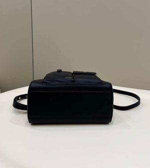 Fendi 8BN335 Peekaboo ISeeU Small Black leather bag 2113s - Default Title - View 4