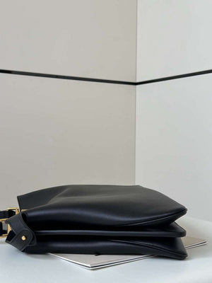 Fendi 8BN358AOVHF1D3Q Peekaboo Soft Large Black leather bag 80172L - Default Title - View 5