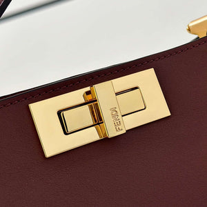 Fendi 8BN358AOVHF1D3Q Peekaboo Soft Large Dark brown leather bag 80172L - Default Title - View 8