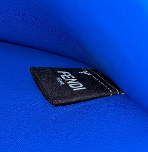 Fendi 8BN368AWPFF1V0H Fendi Way Medium Suede Blue Bag - Default Title - View 8