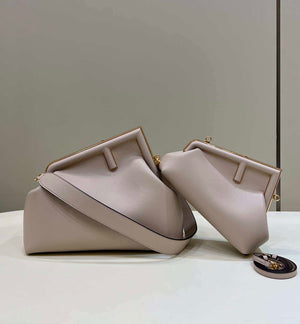 Fendi 8BP127 FENDI FIRST Medium Light Pink leather bag - Default Title - View 1