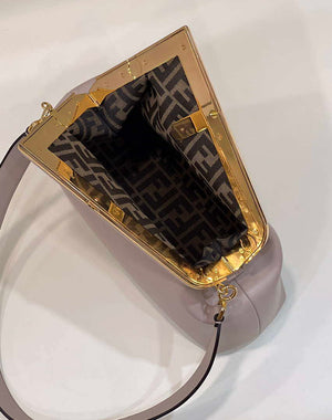 Fendi 8BP127 FENDI FIRST Medium Light Pink leather bag - Default Title - View 9