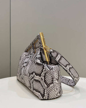 Fendi 8BP127 FENDI FIRST Medium Natural python leather bag - Default Title - View 5