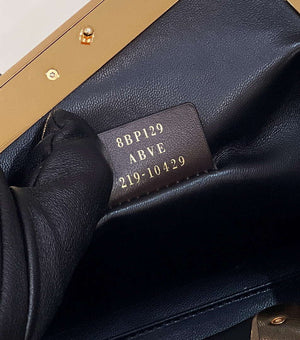 Fendi 8BP129 FENDI FIRST Small Black Crocodile leather bag - Default Title - View 7