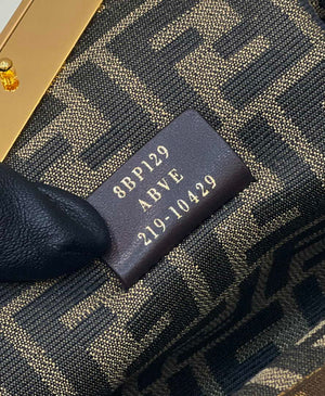 Fendi 8BP129 FENDI FIRST Small Natural python leather bag - Default Title - View 8