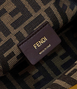 Fendi 8BP129 First Small Fuchsia leather and python leather bag 80043M Light Pink - Default Title - View 7