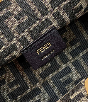 Fendi 8BP129 First Small Fuchsia leather and python leather bag 80043M Pink - Default Title - View 7