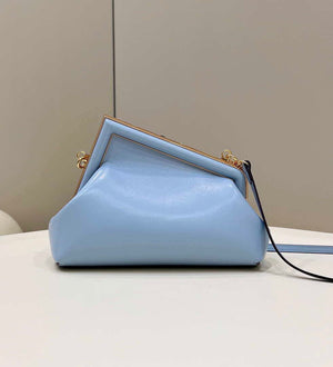 Fendi 8BP129 First Small Fuchsia leather bag 80018M Light Blue - Default Title - View 2