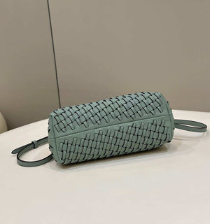 Fendi 8BP129 First Small Green braided leather bag 80103 - Default Title - View 4