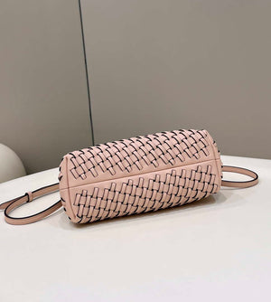Fendi 8BP129 First Small Pink braided leather bag 80103 - Default Title - View 5