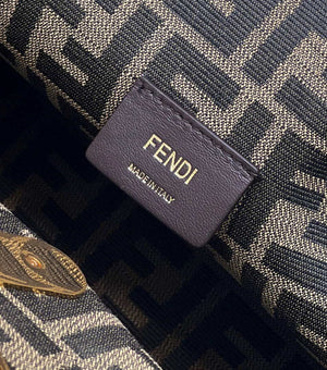 Fendi 8BP129 First Small Python leather bag 80018M Black - Default Title - View 7