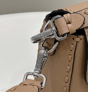 Fendi 8BR600 Baguette Apricot Selleria bag with Oversized Topstitching 8610 - Default Title - View 5