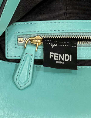 Fendi 8BR600 Baguette Medium Aqua leather 0135M bag - Default Title - View 8
