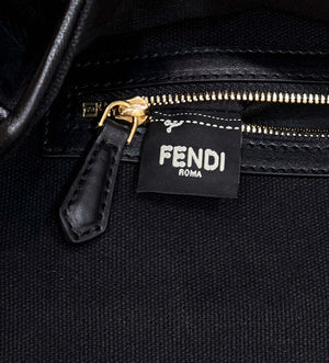 Fendi 8BR600 Baguette Medium bag with FF embroidery 8598 Black - Default Title - View 6