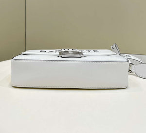 Fendi 8BR600 Baguette Medium Black leather 8619 bag White - Default Title - View 3