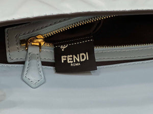 Fendi 8BR600 Baguette Medium Blue leather 0135M bag - Default Title - View 8