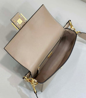 Fendi 8BR600 Baguette Medium Crocodile leather 8628 bag Apricot - Default Title - View 9