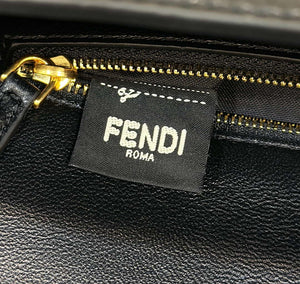 Fendi 8BR600 Baguette Medium Crocodile leather 8628 bag Black - Default Title - View 11