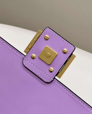 Fendi 8BR600 Baguette Medium leather 0135M bag Purple - Default Title - View 6