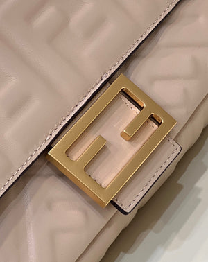 Fendi 8BR600 Baguette Medium Light Pink leather 0135M bag - Default Title - View 4