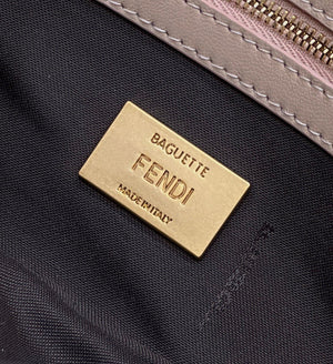 Fendi 8BR600 Baguette Medium Light Pink leather 0135M bag - Default Title - View 8