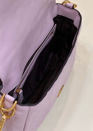Fendi 8BR600 Baguette Medium Purple leather 0135M bag - Default Title - View 9