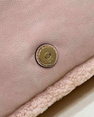 Fendi 8BR600 Baguette Medium Re-Edition bag in sheepskin Pink - Default Title - View 6