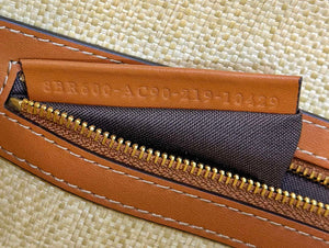 Fendi 8BR600 Baguette Natural straw bag with FF embroidery Beige - Default Title - View 7