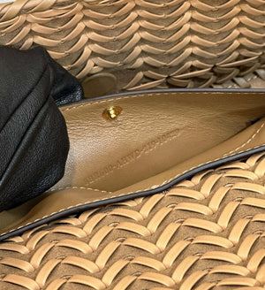 Fendi 8BR600 Baguette Sand and Brown interlaced leather and raffia bag 8630 - Default Title - View 7