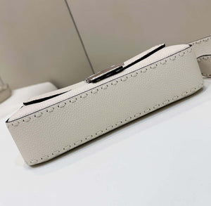Fendi 8BR600 Baguette Camellia Selleria bag with Oversized Topstitching 8610 - Default Title - View 4