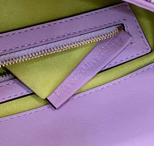 Fendi 8BR600 Medium Baguette Beads Purple leather Bag 8599 - Default Title - View 7