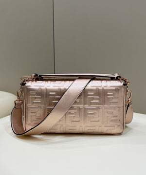 Fendi 8BR771 Baguette Large Pink leather bag - Default Title - View 2
