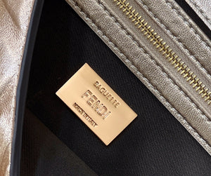 Fendi 8BR771 Baguette Large Pink leather bag - Default Title - View 7