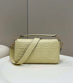 Fendi 8BR771 Baguette Large Light Yellow leather bag - Default Title - View 2