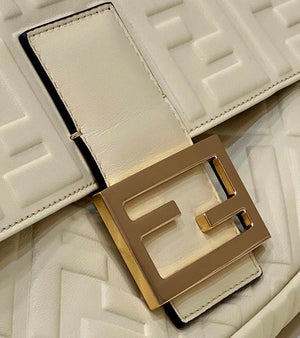 Fendi 8BR771 Baguette Large Light Yellow leather bag - Default Title - View 5