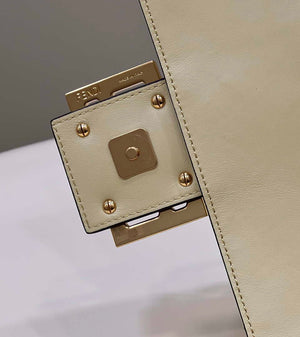 Fendi 8BR771 Baguette Large Light Yellow leather bag - Default Title - View 6