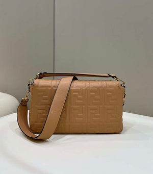 Fendi 8BR771 Baguette Tan leather bag - Default Title - View 2