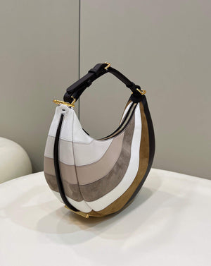 Fendi 8BR798 Fendigraphy Small 80056M wihte and Grey Multicolor leather Bag - Default Title - View 4