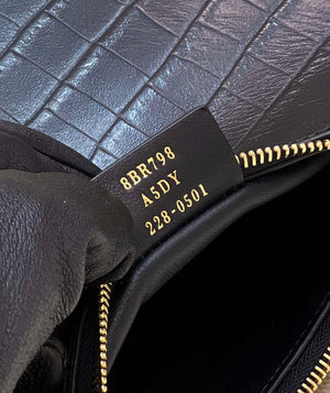 Fendi 8BR798 Fendigraphy Small Black Crocodile leather bag - Default Title - View 7