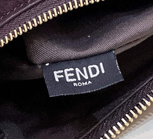 Fendi 8BR798 Fendigraphy Small Coffee suede bag - Default Title - View 7
