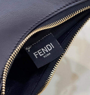 Fendi 8BR798 Fendigraphy Small White leather bag 80056M Black - Default Title - View 3