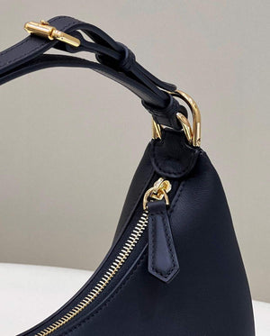 Fendi 8BR798 Fendigraphy Small White leather bag 80056M Black - Default Title - View 4