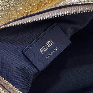 Fendi 8BR799 Fendigraphy Medium Gold laminated leather bag - Default Title - View 6