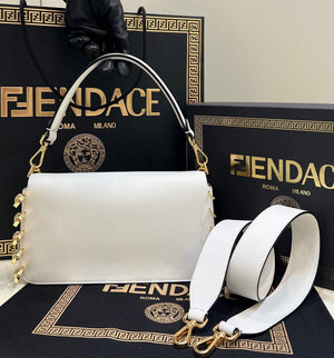Fendi 8BR801 Baguette Brooch Bag White - Default Title - View 2